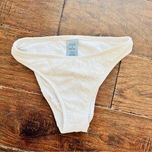 Shade & Shore White Lace Bikini Bottom, Brand new WOT